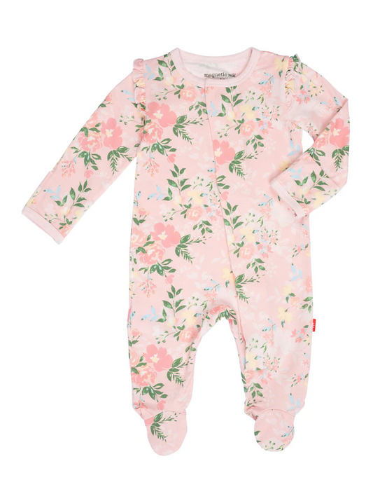 Ainslee Modal Magnetic Footie/Coverall